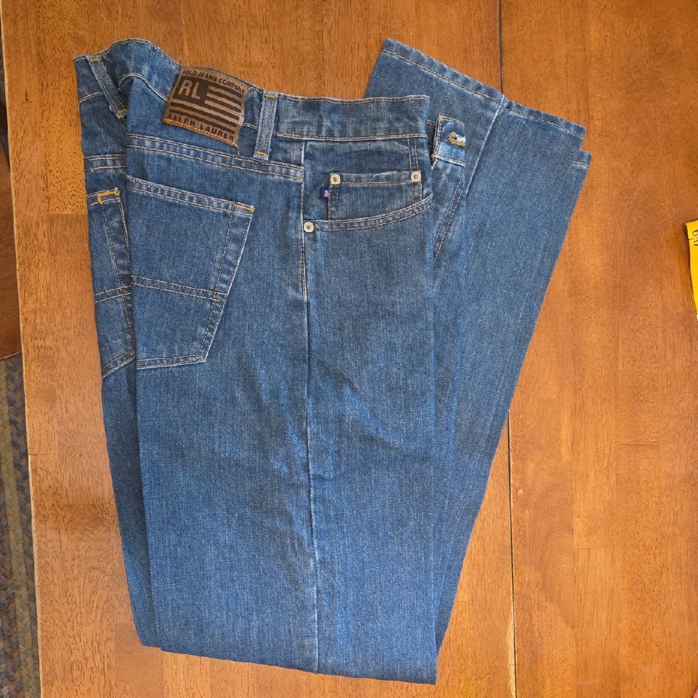 Ralph Lauren Relaxed Fit Blue Jeans